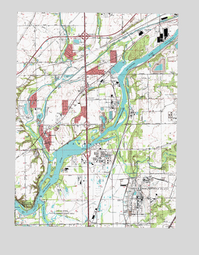 Channahon, IL USGS Topographic Map