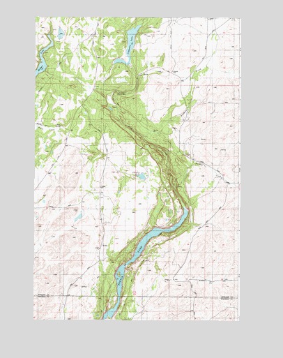 Chapman Lake, WA USGS Topographic Map