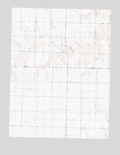 Chardon SE, KS USGS Topographic Map