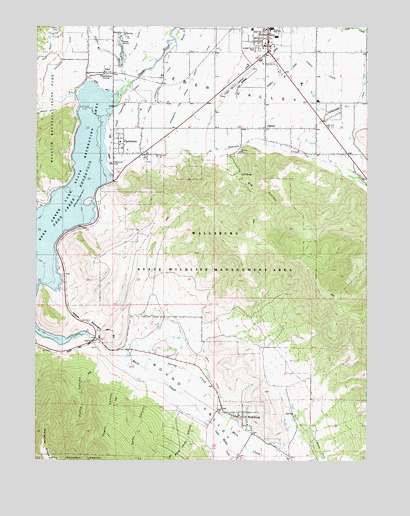 Charleston, UT USGS Topographic Map