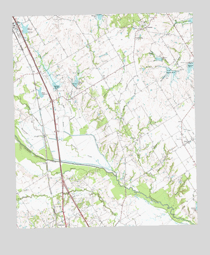 Chatfield, TX USGS Topographic Map