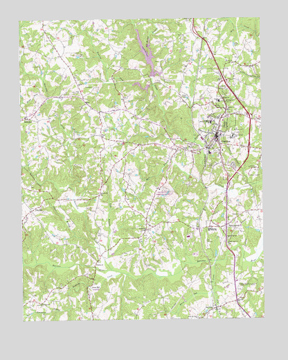 Chatham, VA USGS Topographic Map