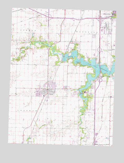 Chatham, IL USGS Topographic Map