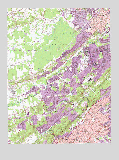 Chatham, NJ USGS Topographic Map