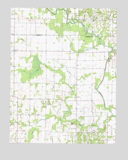 Chauncey, IL USGS Topographic Map