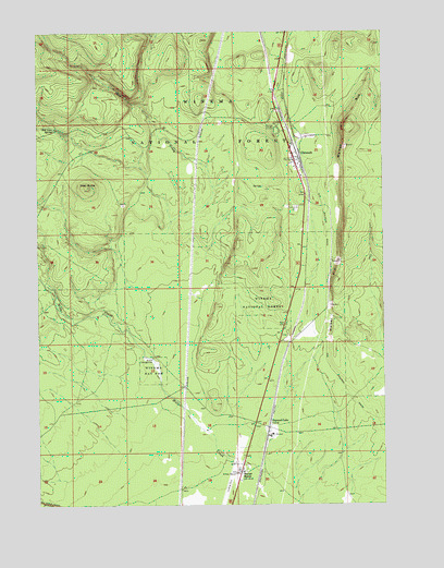 Chemult, OR USGS Topographic Map