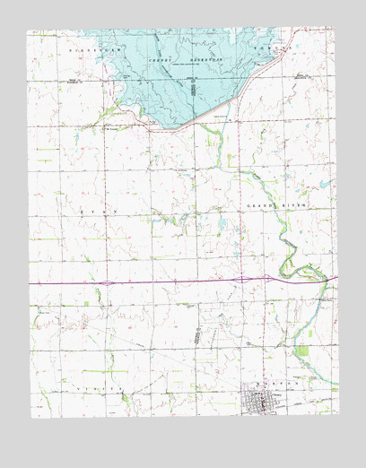 Cheney, KS USGS Topographic Map