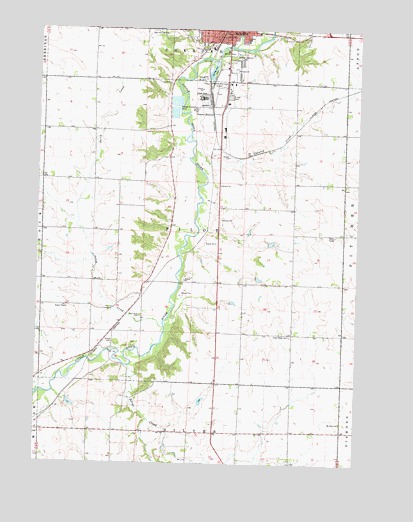 Cherokee South, IA USGS Topographic Map