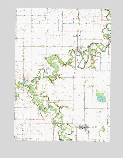 Amboy, MN USGS Topographic Map