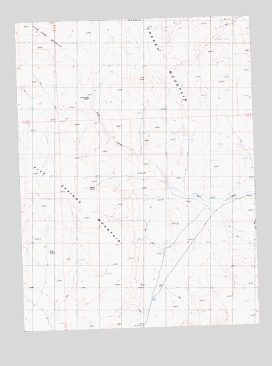 Cherry Mountain, CA USGS Topographic Map