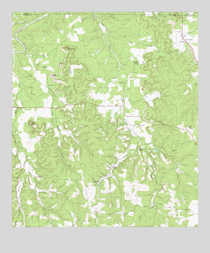 Cherry Spring, TX USGS Topographic Map
