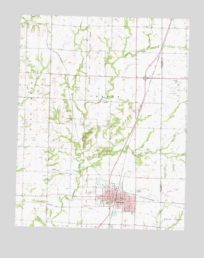 Cherryvale, KS USGS Topographic Map