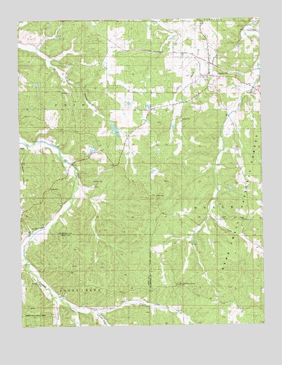 Cherryville, MO USGS Topographic Map