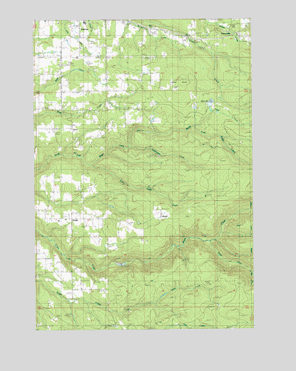 Cherryville, OR USGS Topographic Map