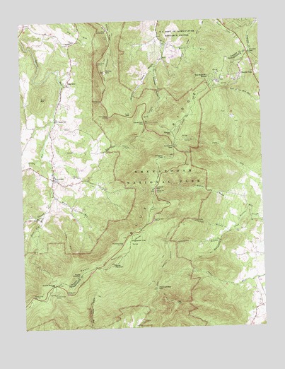 Chester Gap, VA USGS Topographic Map