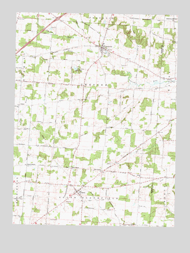 Chesterville, OH USGS Topographic Map
