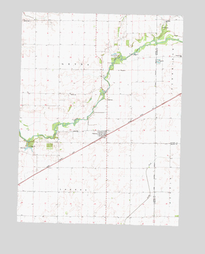 Chestnut, IL USGS Topographic Map