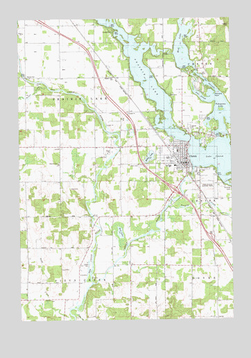 Chetek, WI USGS Topographic Map