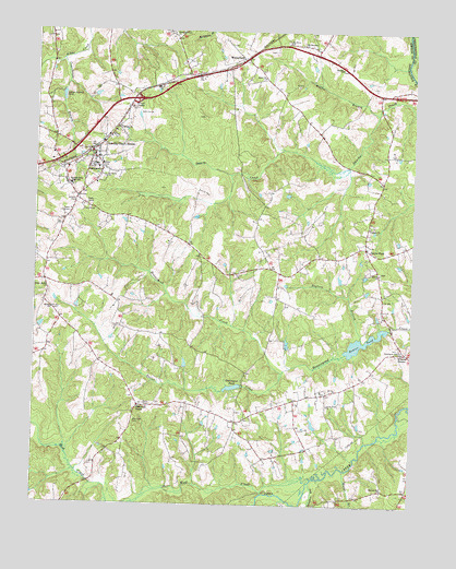 Amelia Court House, VA USGS Topographic Map