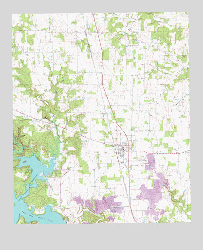 Chico, TX USGS Topographic Map