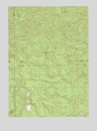 Chilcoot Mountain, OR USGS Topographic Map