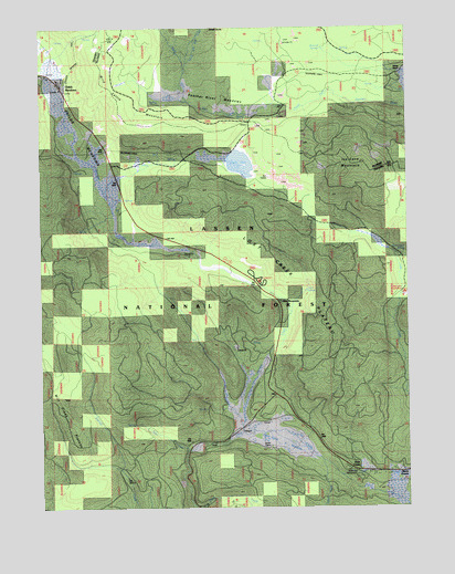 Childs Meadows, CA USGS Topographic Map
