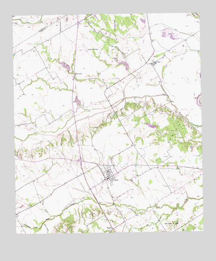 Chilton, TX USGS Topographic Map