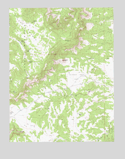 Chimney Rock, UT USGS Topographic Map