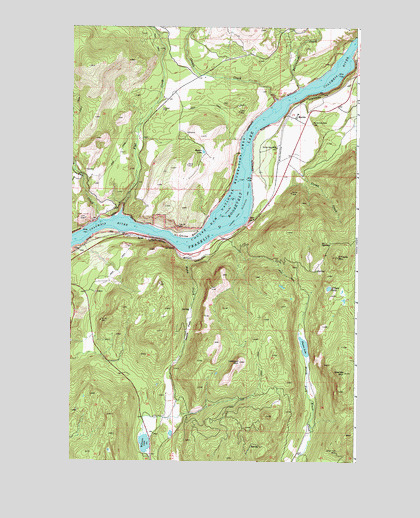 China Bend, WA USGS Topographic Map