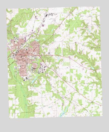 Americus, GA USGS Topographic Map