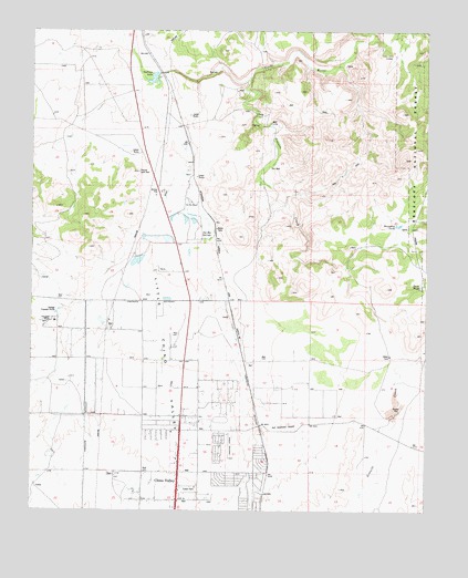 Chino Valley North, AZ USGS Topographic Map