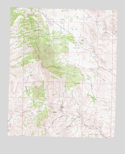 Chise, NM USGS Topographic Map