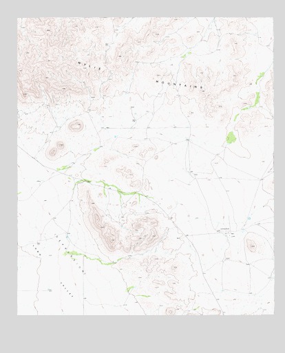 Chispa Mountain NW, TX USGS Topographic Map