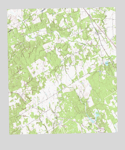 Chriesman, TX USGS Topographic Map