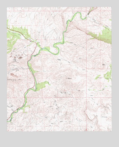 Christmas, AZ USGS Topographic Map