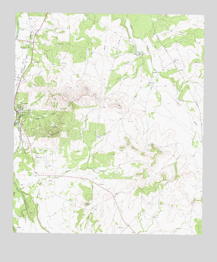 Christoval, TX USGS Topographic Map