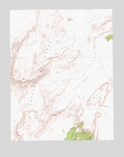 Chuck Wagon Flat, NV USGS Topographic Map