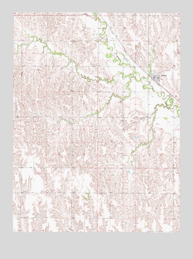 Amherst, NE USGS Topographic Map