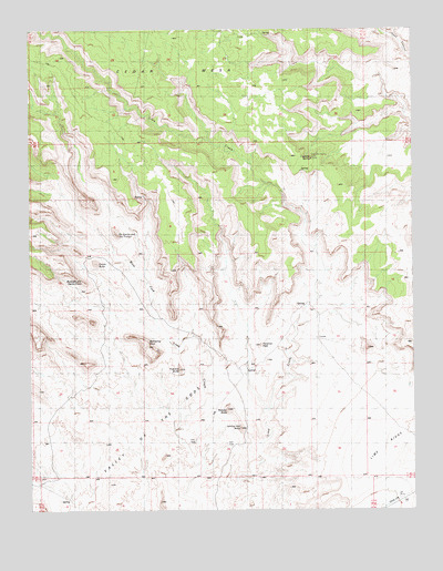 Cigarette Spring Cave, UT USGS Topographic Map