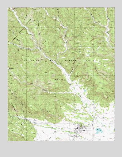 Cimarron, NM USGS Topographic Map