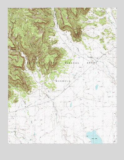 Cimarron SE, NM Topographic Map - TopoQuest
