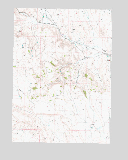 Circle Bar, OR USGS Topographic Map
