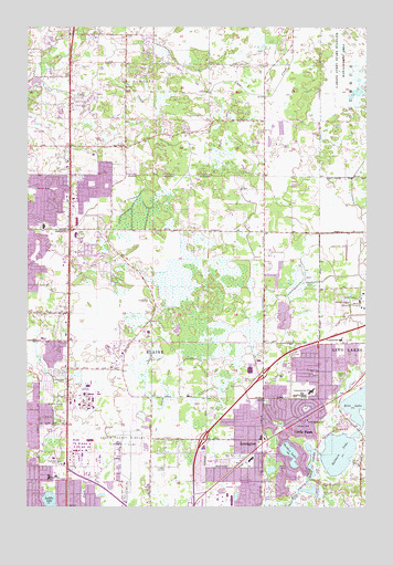 Circle Pines, MN USGS Topographic Map
