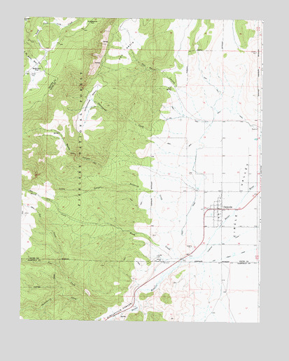 Circleville, UT USGS Topographic Map