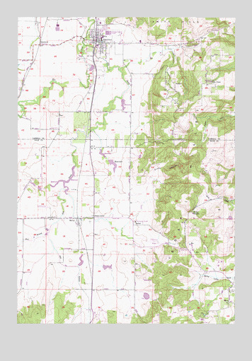 Amity, OR USGS Topographic Map