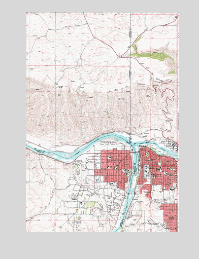 Clarkston, WA USGS Topographic Map