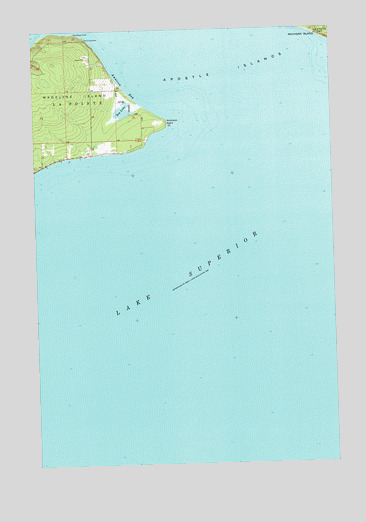 Amnicon Point, WI USGS Topographic Map