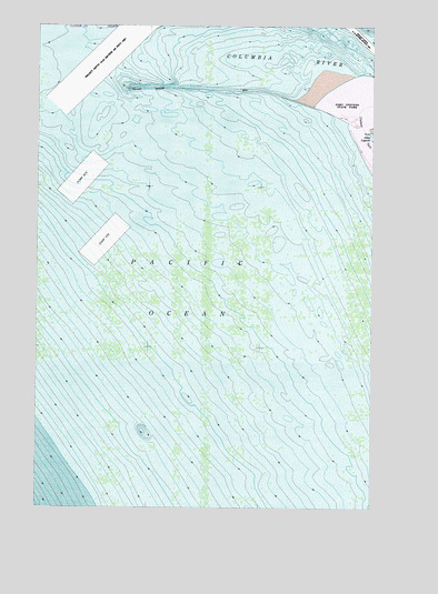Clatsop Spit, OR USGS Topographic Map