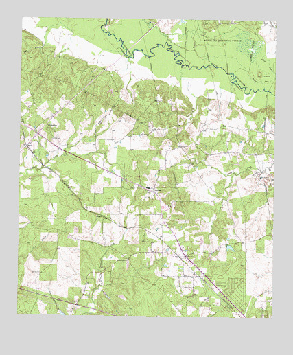 Clawson, TX USGS Topographic Map