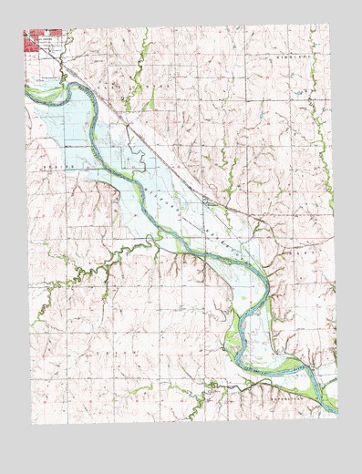 Clay Center SE, KS USGS Topographic Map